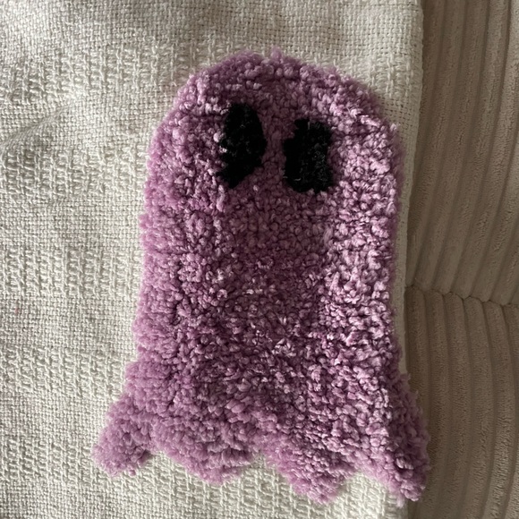 NWT Rachel Zoe Rare Viral Multicolored Pink Purple Ghost Throw Blanket - Picture 5 of 8